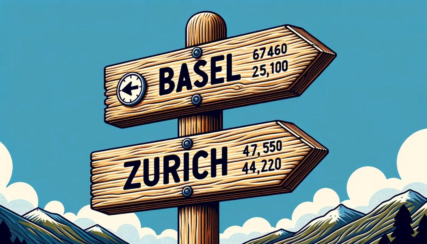 How far is Basel from Zurich?