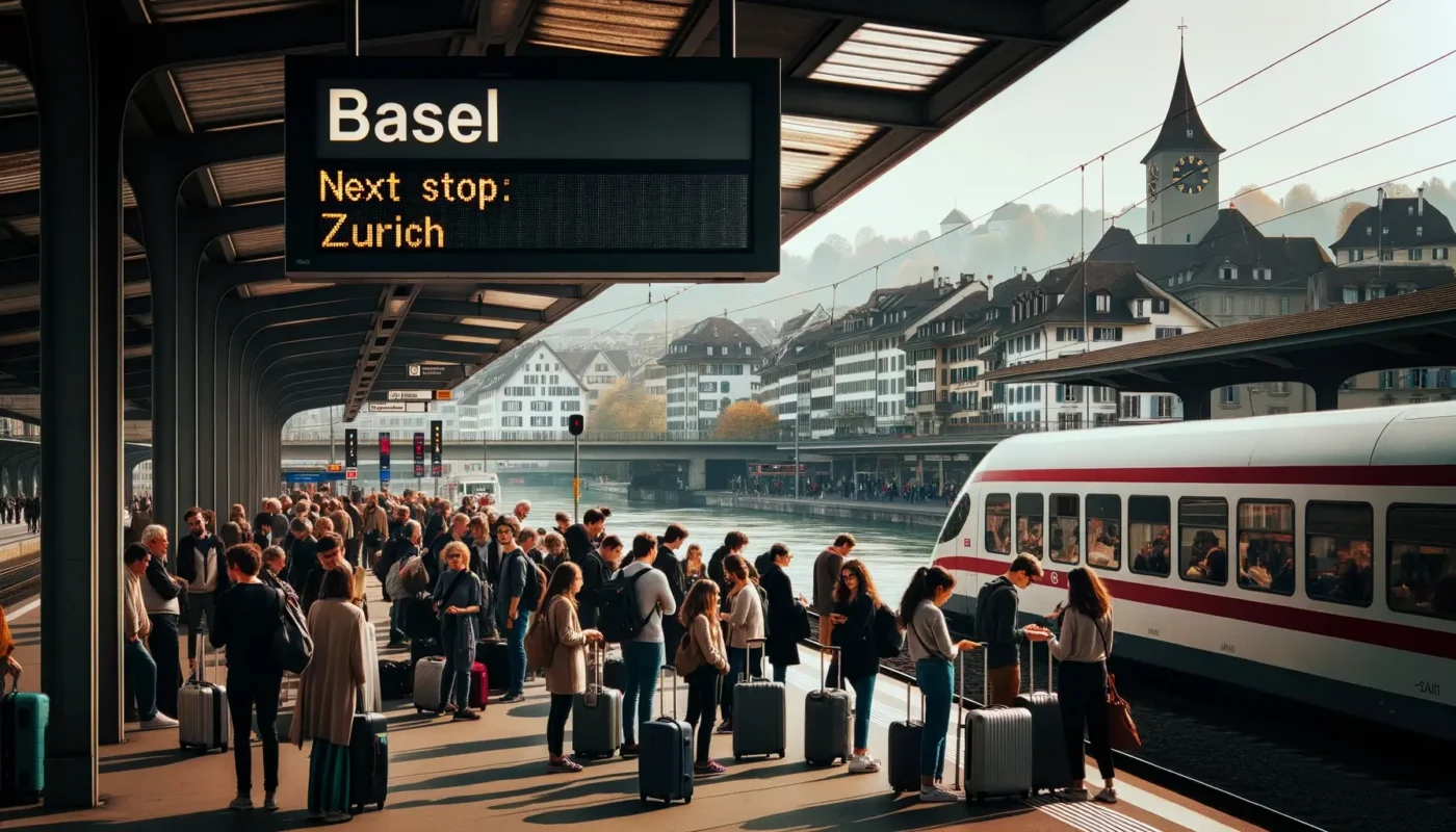 How far is Basel from Zurich?