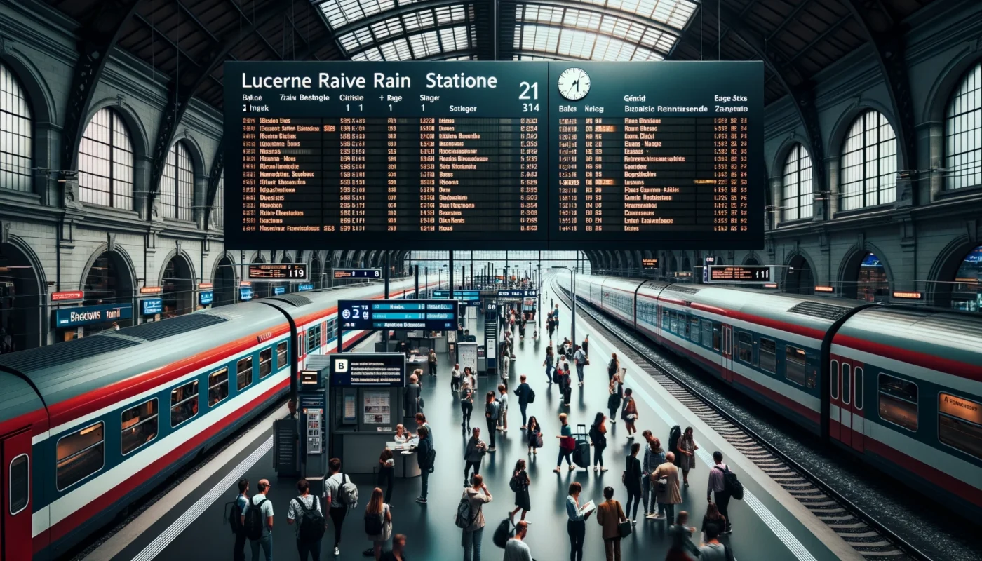 Train journey from Zurich to Lucerne — How to get to Lucerne from Zurich?