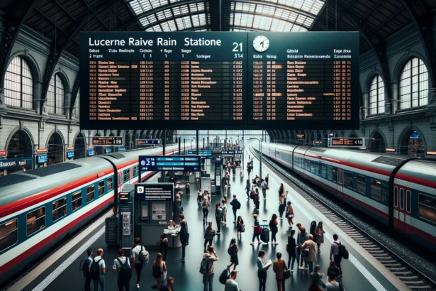 Train journey from Zurich to Lucerne — How to get to Lucerne from Zurich?