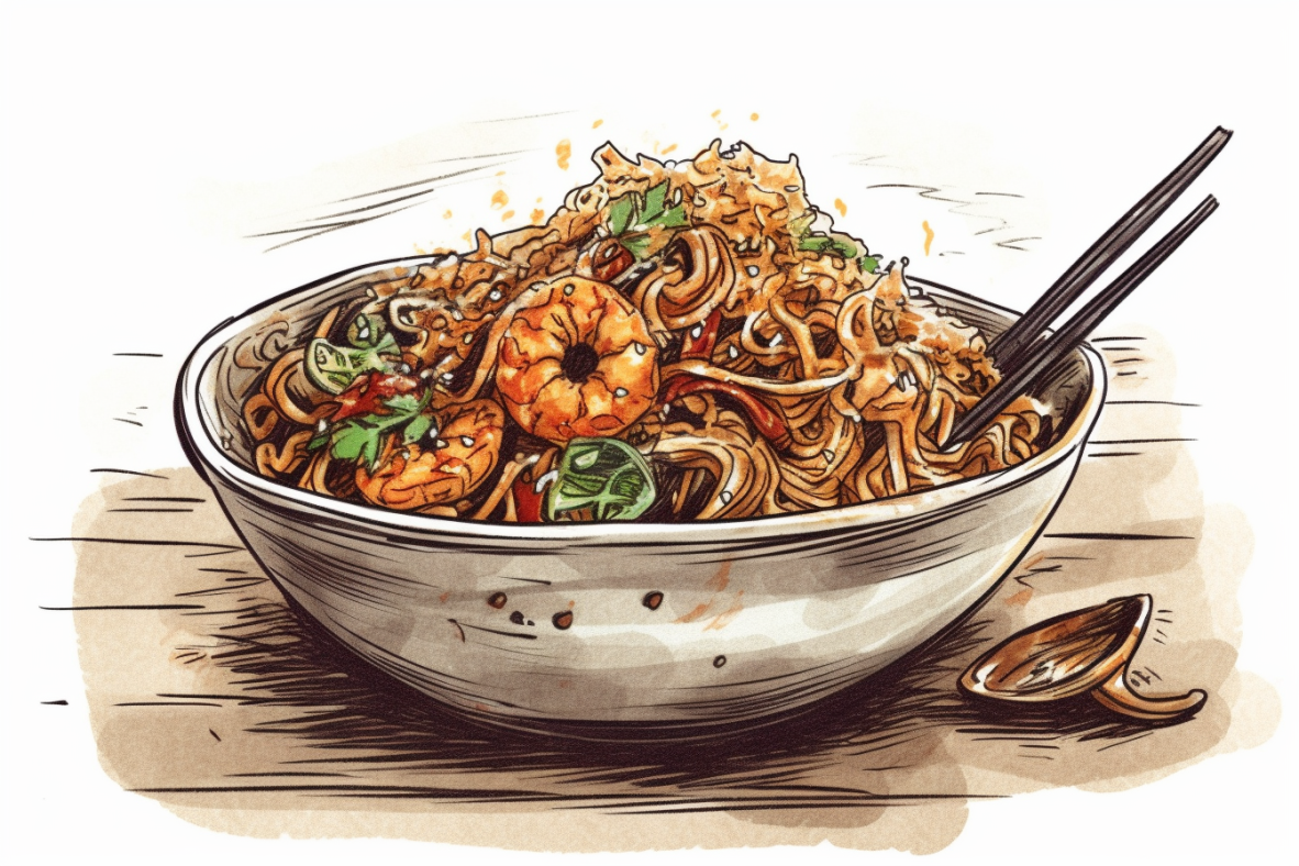 Ingredients for Mie Goreng Recipe — Indonesian Delight: Authentic Mie Goreng Recipe