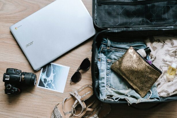 Packing cubes organised inside an open suitcase — a staple of European carry-on travel