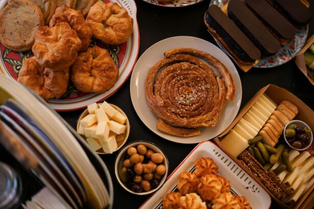 A spread of international dishes — sushi, pasta, tacos, dim sum and curry