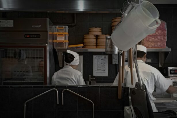 A traditional Japanese kitchen with simmering pots — makanai is the staff-meal tradition that has shaped Japanese culinary culture for centuries