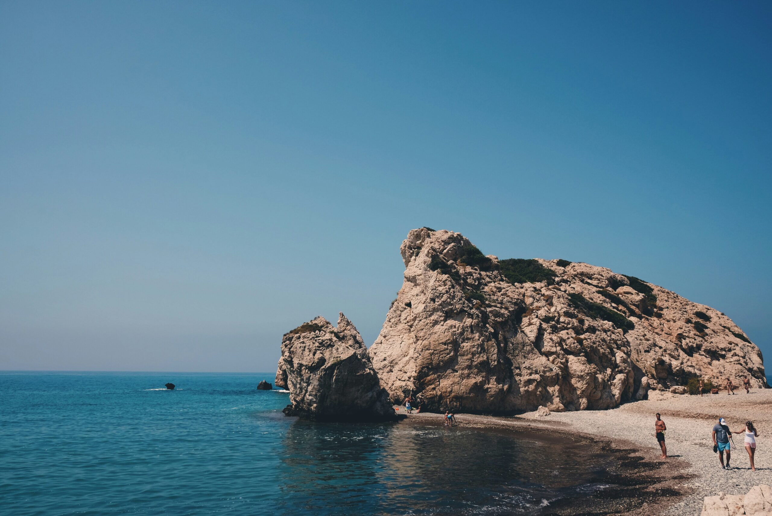 La Roca de Afrodita (Petra tou Romiou) en la costa de Chipre