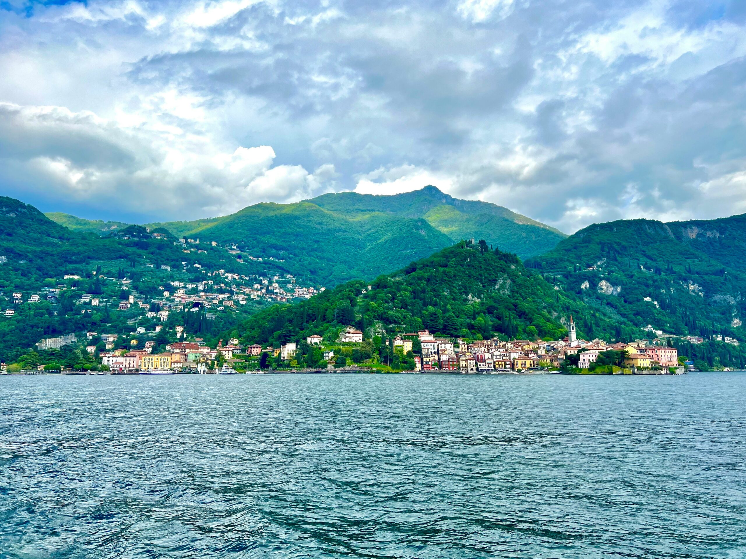 The medieval village of Varenna on Lake Como