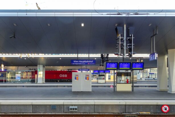 Vienna Hauptbahnhof central station diamond roof